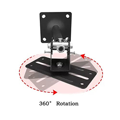 Entertainment Center Shelves Speaker Bracket Lengthened and Thickened Speaker Wall Mount Professional Stage Audio Hanger Surround Wall Support Bracket Suitable for DVD Players, Cable Boxes