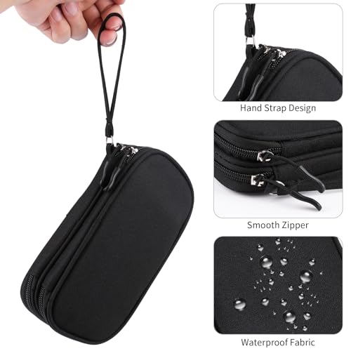Travel Cable Organizer - Electronics Accessories Bag-Black - color: Double Layer - Black