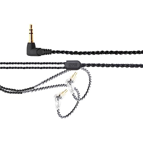 CTM IEM Replacement Cable 60" | Black | 2-Pin Connector | by Clear Tune Monitors