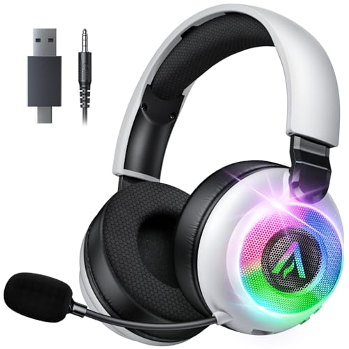 Wireless Gaming Headset for PS4, Ultra-Light, Compact, Wired for Xbox Only