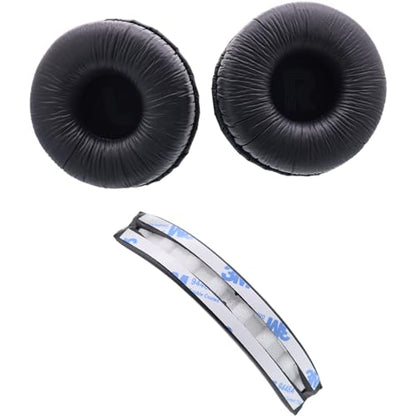 Deal4GO Original Headphone Earpads w/Headband Cover Cushion Replacement for JBL Tune 500 500BT 510 520 560 590 Headset Earmuff (Black)