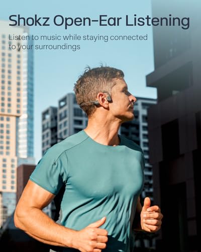 SHOKZ OpenRun Pro 2 Mini Bone Conduction Bluetooth Sport Headphones, Black | Bundle with Reflective Strip；Open-ear awareness; DualPitch premium sound；Smart Mic; IP55; 12H battery; Running/cycling/hiking - color: Black, size: Mini