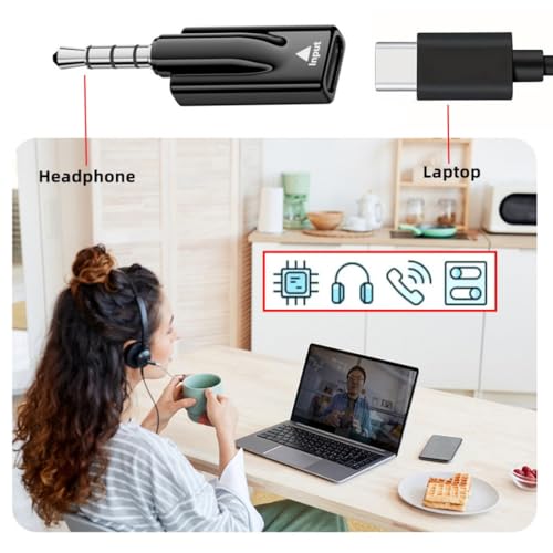 chenyang 2 Pack USB C to 3.5mm Headphone Plug/Jack Adapter Support Hi-Res 16bits 48KHz HiFi Sound Quality with DAC Chip - style: HiFi 48kHz/16bit USB C Female