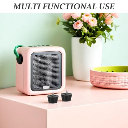 OUNONA 20pcs Speaker Isolation Feet for Bookshelf Speakers and Studio Monitors, Anti-Slip Vibration Control Pads Made of PVC and Metal with Cone Shaped Design, for Professional Audio