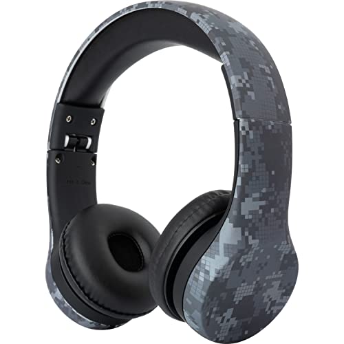 Snug Play+ Kids Headphones with Volume Limiting for Toddlers (Boys/Girls) - Black Digi Camo - color: Black Digi Camo, size: One Size