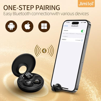 Sleep Earbuds for Side Sleepers, Ultra-Mini Wireless Sleep Headphones
