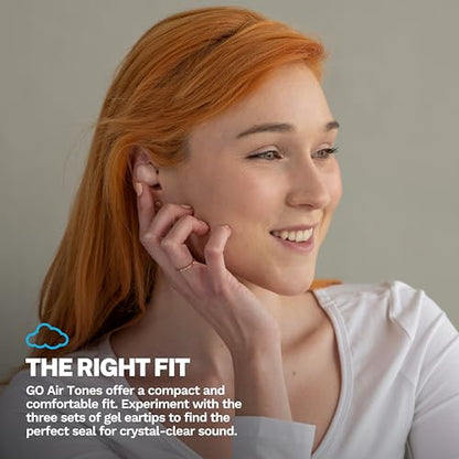 JLab Go Air Pop+ Tones 트루 와이어리스 이어버드, 인이어 헤드폰, 블루투스 이어폰, 35시간 재생 시간 이어버드, 마이크가 있는 블루투스 이어버드, USB-C 충전 케이스, 듀얼 연결, EQ3 사운드, (474C) - color: F-474 C, style: 톤+