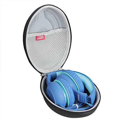 Hermitshell Hard Travel Case for MIDOLA Kids Headphones Bluetooth 5.4 Wireless Over-Ear Foldable Headset (Only Case) (Black) - color: Black