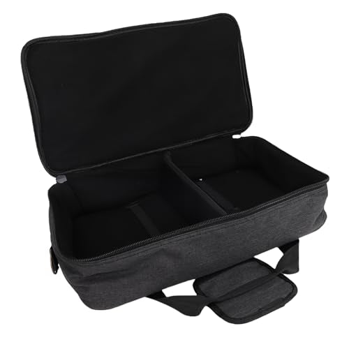 Effects Pedal Carrying Bag, 10mm Padding Multi Pockets Guitar Effects Pedal Case with Adjustable Strap and Water Proof Fabric, for Line 6 (M) - size: M