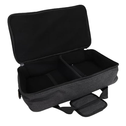 Effects Pedal Carrying Bag, 10mm Padding Multi Pockets Guitar Effects Pedal Case with Adjustable Strap and Water Proof Fabric, for Line 6 (M) - size: M