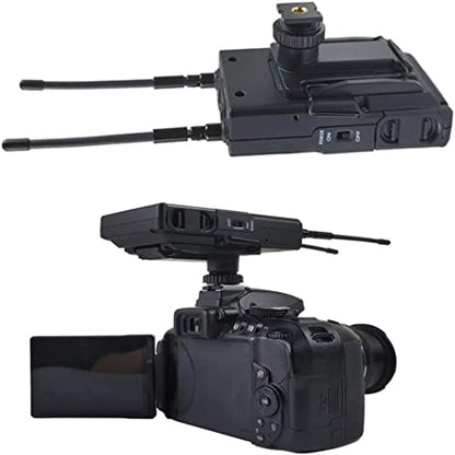 Hot Shoe Adapter and Extra Back Wire Clip, Camera Hot Shoe Mounts with 1/4"-20 Thread for Sony, Saramonic, Boya Wireless Microphone Fixed to DSLR Camera, Video Camera Hot Shoe Mount Adapter