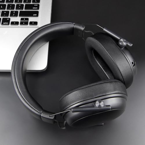SOULWIT Cooling Gel Earpads Replacement for Razer BlackShark V3/BlackShark V3 X HyperSpeed Wireless Gaming Headsets, Ear Pads Cushions with Ice Silk Fabric, High-Density Memory Foam - Black