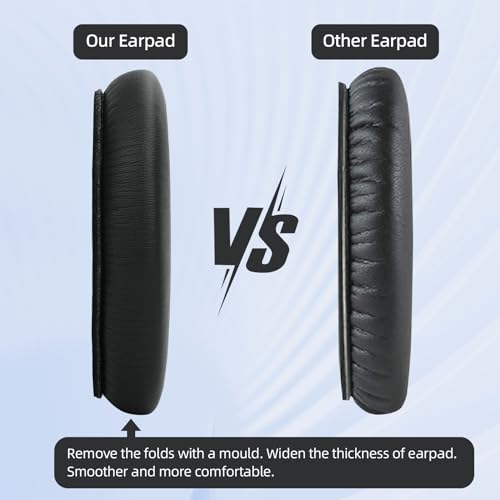 Replacement Headband Cushion and Earpads for Bose QC35 QC45 Headphones with Noise Isolation Memory Foam (Black) - color: Black