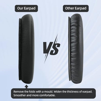 Replacement Headband Cushion and Earpads for Bose QC35 QC45 Headphones with Noise Isolation Memory Foam (Black) - color: Black
