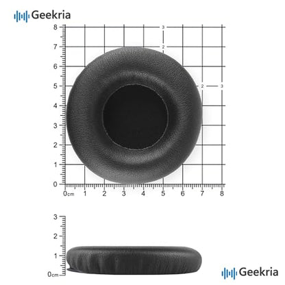 Geekria Replacement Ear Pads Compatible with Monster DNA On-Ear Headphones Ear Cushions, Headset Earpads, Ear Cups Cover Repair Parts (Black)