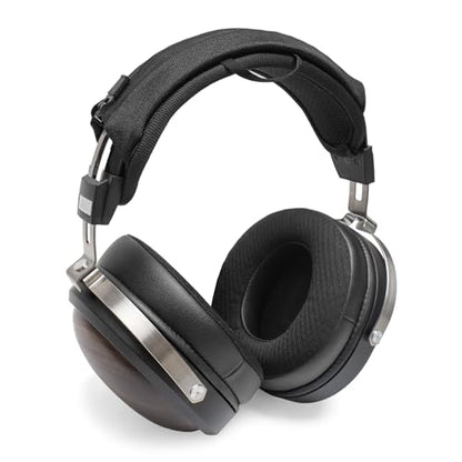 Headband Cushion Cover Compatible with Fiio FT1, FT1 Pro, JT7 Over Ear Headphones, 6mm Thick Cushion, No Wobble Zipper Slider, Hanging Loop