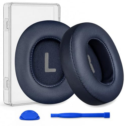 Replacement Ear Pads for JBL Tune 700BT, 710BT, 720BT, Tune 750BTNC, 760NC, 770NC Wireless Over-Ear Headphones, Ear Cushions, Ear Cups Cover Repair Parts (Blue) - color: Blue