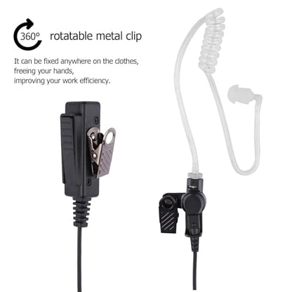 Compatible with Motorola CP200 CP200D Earpiece, Compatible with Motorola BPR40 CP100D CP185 RDM2070D Two Way Radio Headset Walkie Walkie Surveillance Kit Police Headphones (10 Packs) - color: 10 packs