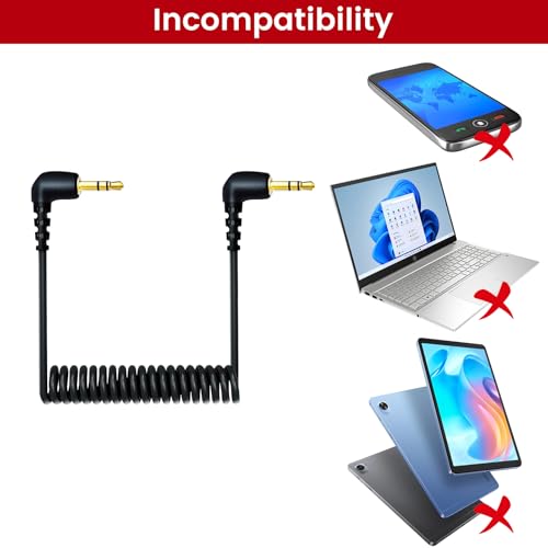 2-Pack 3.5mm Microphone Cable for DJI Mic 2 & Rode Wireless Pro, Go, Black - color: Black