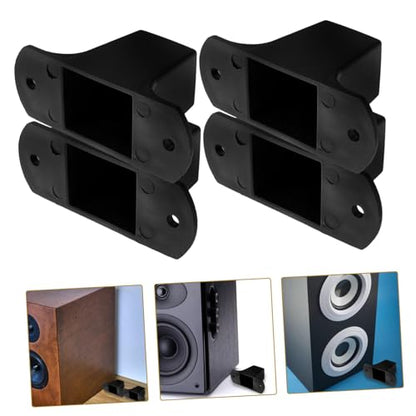 8sets Speaker Box Feet Pads Bass Amp Isolation Pads for Studio Monitor Amplifier Feet