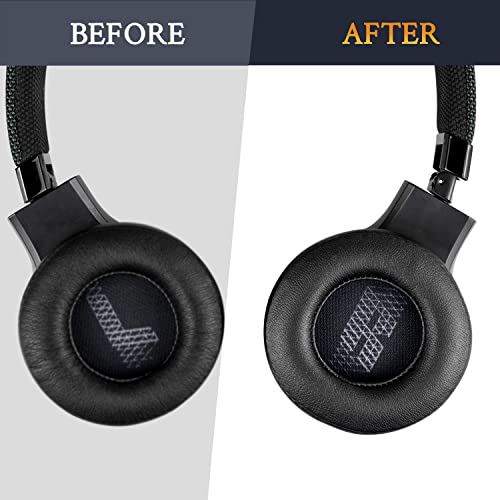SOULWIT Earpads for JBL Live 460NC Headphones - Black - color: Black