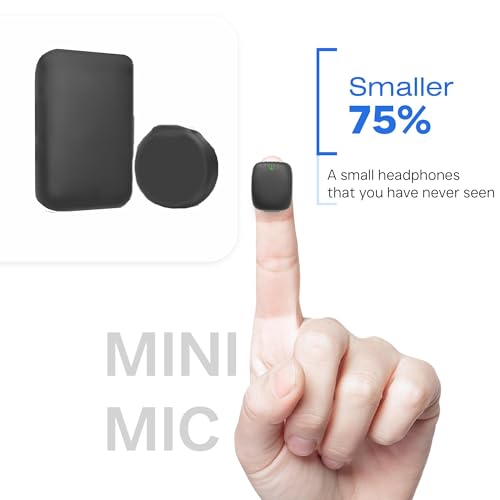 Wireless Lavalier Microphone Noise Cancelling for Android iPhone 15H Battery Life with Charging Case Lapel Micphone Wireless for Video Recording Podcast - size: USB-C&lightning