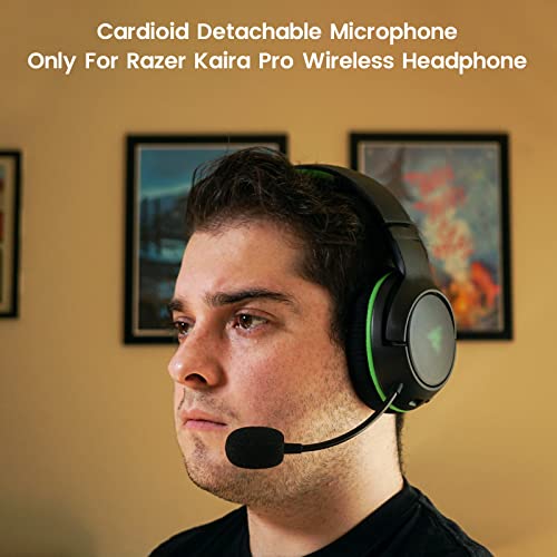Kaira Pro Mic for Razer Kaira Pro Wireless Gaming Headset, 3.5mm Detachable | Noise Cancelling Microphone Boom for Xbox One, PS4, PS5, PC