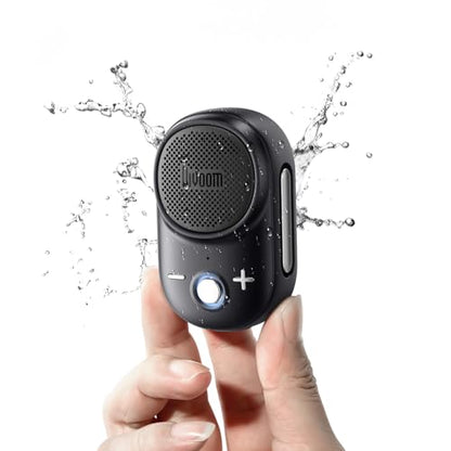 Divoom Itour-S Wearable Bluetooth Speaker, IP67 Clip-On, 10H Playtim, Black | Waterproof, Dustproof, Travel, Work, Golf, Gift Idea & Outdoor Audio - color: Black