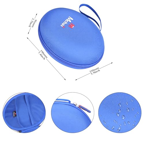 Headphone Case Fits for Beats Studio Pro/Solo 4 / Solo 3 / Studio 3 / for TOZO HA1/ for TOZO HT2 On-Ear Bluetooth Headphones, Case Only (Blue) - color: Blue