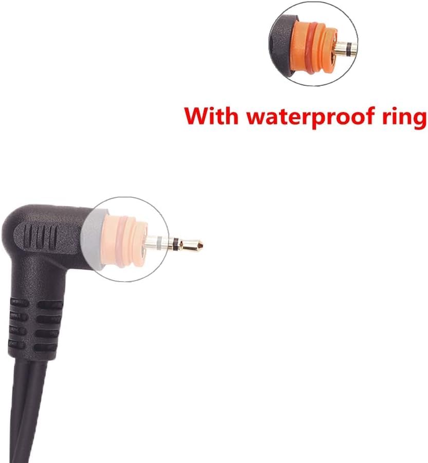 Earpiece Headset Compatible with SL300 SL7550 7580 SL4000 SL3500e SL1K SL1M Walkie Talkie 2 Way Radio,with Acoustic Tube Earpiece and Mic PTT (2 Packs) - style: 2 Packs