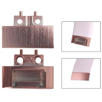 Solo 4 Hinge Replacement Headband Connector Metal Folding Hinge Clip Pin Cover Repair Parts Set Kit Accessories Compatible with Beats Solo 4 Wireless (Model A2924) Headphones. (Cloud Pink) - color: Cloud Pink