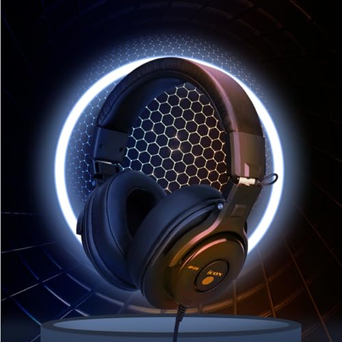 iCON Pro Audio HP-310 Closed-Back Studio Headphones for Mixing Monitoring - size: HP-310