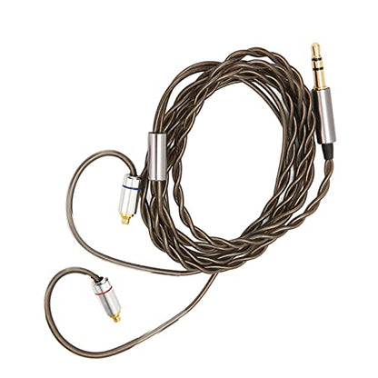MMCX Earphone Replacement Cable Transparent Sound Earbuds Upgrade Wire for WESTONE for XBA A3 XBA H2 TK200 3.9ft