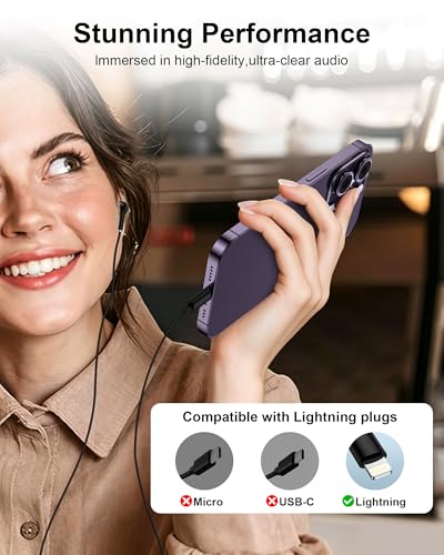 Wired Lightning Ear Buds for Apple Airpods iPhone 14 13, Headphones Earbuds | i Phone 14+ 14Pro 13 12 11 Pro Max Plus Lightening Connector, Ear phones with Microphone Lighting Air Pods Airpods - color: Wired Ear Buds-Black