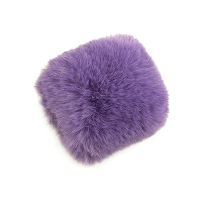 LEFXMOPHY Purple Windscreen for SHURE MV7 Microphone Furry Wind Muff Screen - color: PURPLE