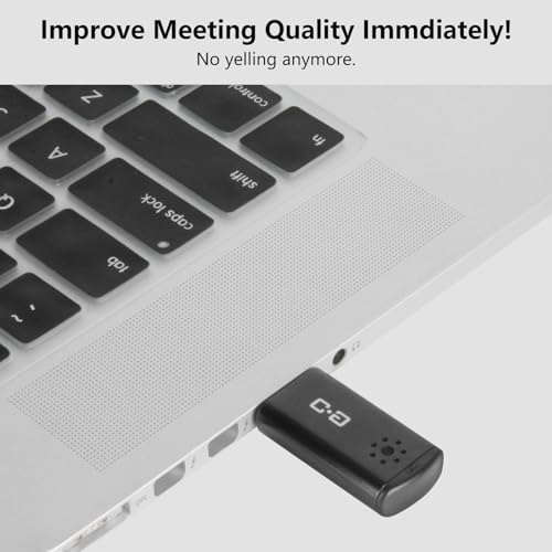 Mini USB Microphone for Laptop & Desktop, Plug-and-Play | High-Sensitivity USB Mic for Clear Voice Pickup, Compact and Portable, Ideal for Work and Study