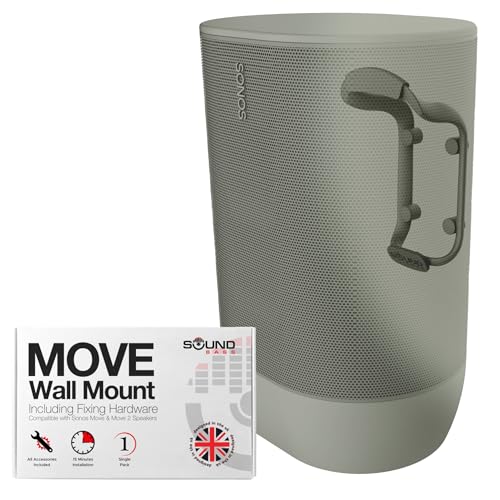 Move Speaker Wall Mount Bracket, Weatherproof, Green | Compatible with Sonos Move & Move 2, Including Mounting Accessories - color: Green