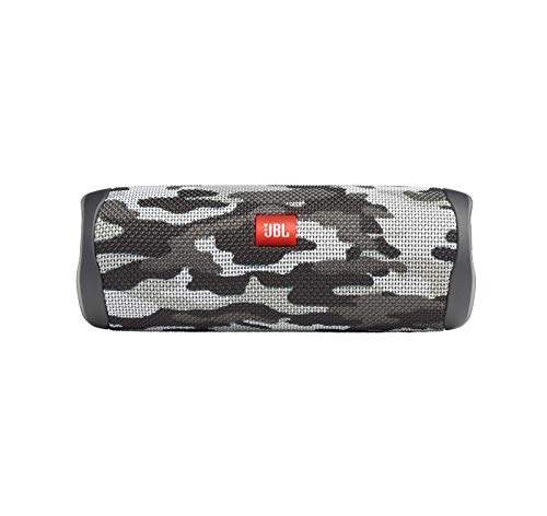 JBL Flip 5 Portable Waterproof Wireless Bluetooth Speaker - Black Camo (Renewed) - color: Black Camo