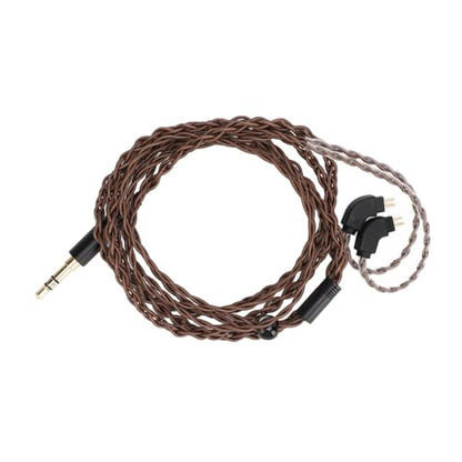 Replacement Earphone Cable 3.5mm OFC Detachable Cable for ZSN ZSX ZS10 AS12 AS16 Stylish -Free 1.2M