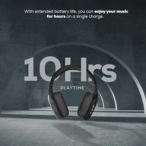 Gabba Goods Wireless Over Ear Bluetooth Headphones with Microphone - Wireless Headset -Noise Reduction - Bluetooth, Wired,Built in Micro SD for Travel, Home, Work TV,PC,Gaming,Cellphone (Black) - color: Black