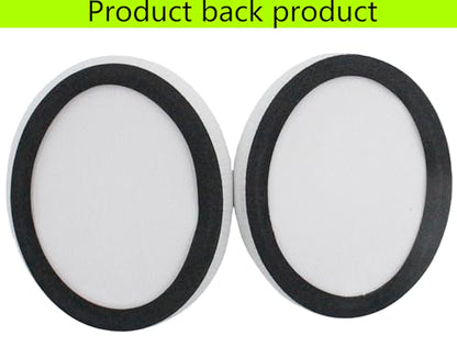Replacement Ear Pads Compatible with Srhythm Version NC35 White | Also suitable for Srhythm version NC25 Headphone Memory foam/protein leather ear pads and earmuffs - color: White