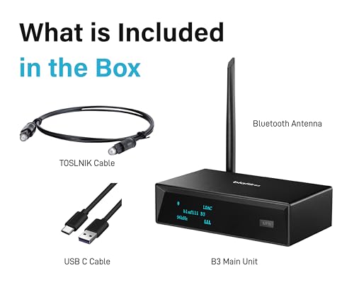 B3 Professional XLR Bluetooth 5.1 Audio Receiver, LDAC & aptX HD