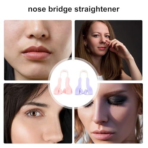 Ipetboom Nose up Clip Silicone Nose Lifter and Bridge Straightener for Adults 2 Pcs Non-Surgical Corrector Beauty Tool for Droopy Tip Hump and Bump Shaping