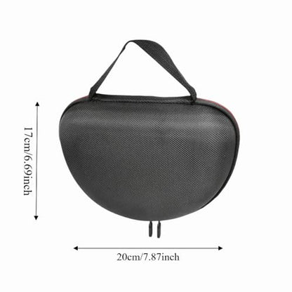 7.9 x 6.7 x 3.1in EVA Oxford Cloth Hard Headphone Carrying Case Waterproof Shockproof Bag for Over-Ear Headsets Travel Pouch