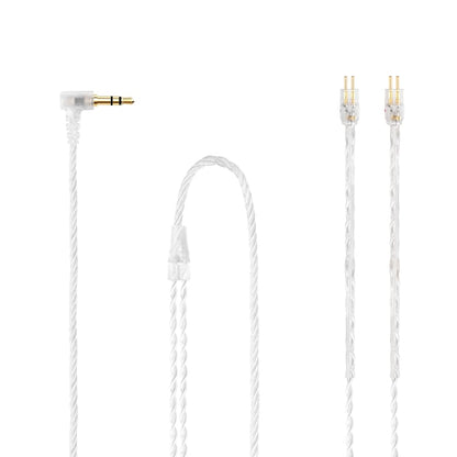 SOUNDLINK 2Pin Earphone Cable Wire for in-Ear Monitor Fits for 1964 w4r um3x es3 es5 - Silver - color: Silver