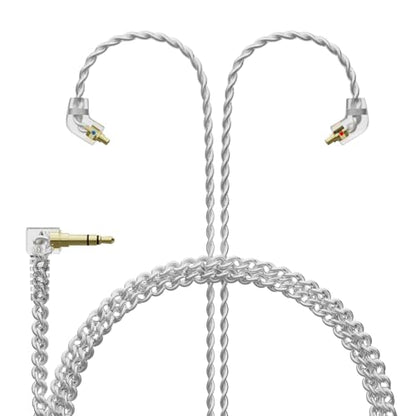 BASN IEM Earphone Cable,1.5m Wired Detachable MMCX Connector in Ear Monitor Cable for BASN Bsinger, Bmaster, MMCX Series (SC100-MMCX-White) - color: SC White