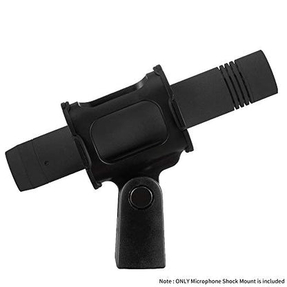 Microphone Shock Mount Holder Clip Mic Anti-Vibration for Condenser Shotgun Mic like Rode NTG-1 NTG-2 NTG-3 NTG-4 NTG-4+ NTG-5 Sennheiser MKE 600