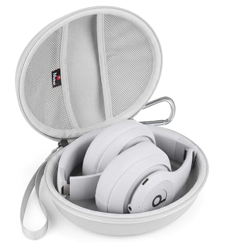 Headphone Case Fits for Beats Studio Pro/Solo 4 / Solo 3 / Studio 3 / for TOZO HA1/ for TOZO HT2 On-Ear Bluetooth Headphones, Case Only (Grey) - color: Grey