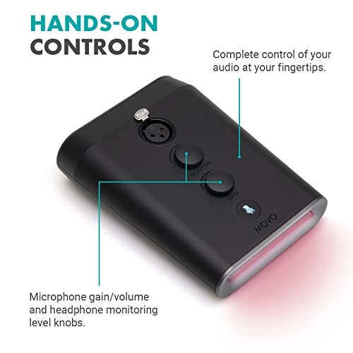 Movo GM-7 Professional 18-inch Gooseneck Microphone and USB Interface Base with RGB Lights, Gain, Mute - Podium Microphone with Stand for Streaming, Meetings, Lectures - USB Mic for Mac and PC