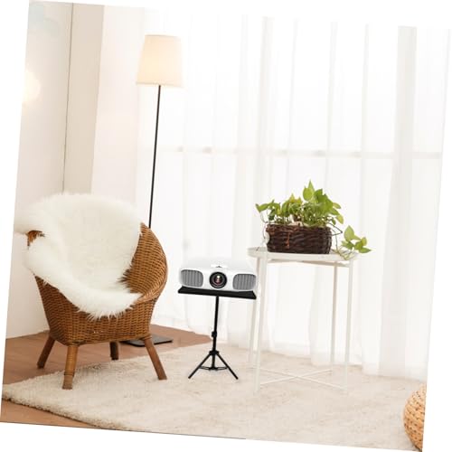 Mic Rack Stand Clamp-On Accessory Tray Sound Card Tray Thickened ABS Material Black